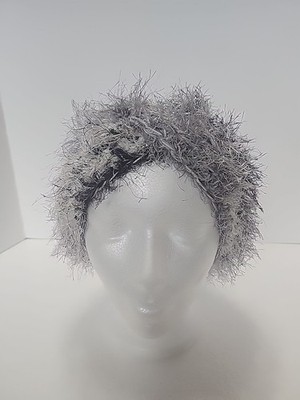 Homemade Black And White Fun Fur Headbands Earmuffs