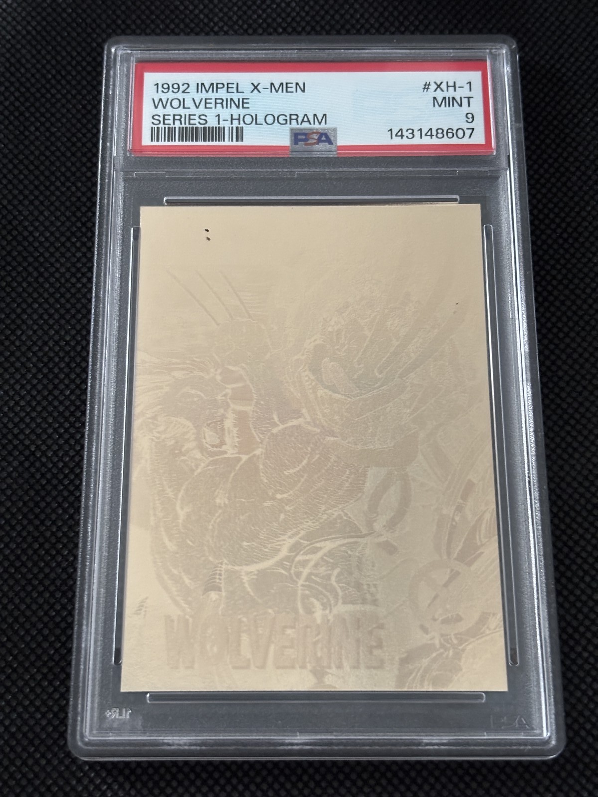 1992 IMPEL X-MEN SERIES 1-HOLOGRAM XH-1 WOLVERINE PSA MINT 9
