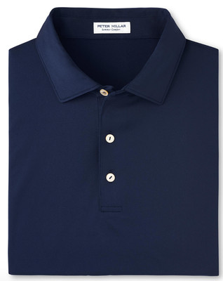 NEW! PETER MILLAR SHIRT SUMMER COMFORT POLO - Navy Blue