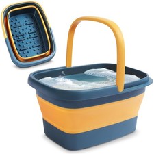 Allsett Health Collapsible Foot Bath Advance Soaking Tub Portable Design And