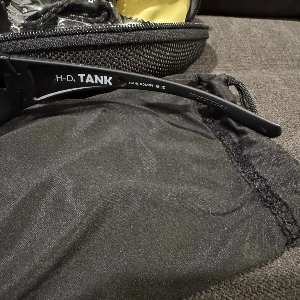 Gafas de sol Harley-Davidson Wiley-X HD sin mangas lentes negras con estuche Foto 4 de 4