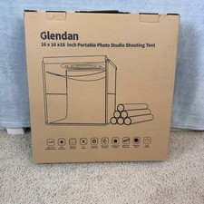 Glendan Portable Photo Shooting Tent 16x16x16 with Accessories