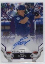 2019 Topps High Tek High Tek Auto Purple 51/99 Reese McGuire #HTA-RM Auto 4z8