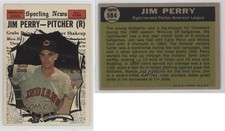 1961 Topps High # Jim Perry #584