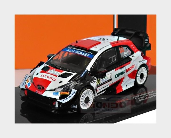 1:43 Ixo Toyota Yaris Wrc Gazoo #33 Rally Monza 2021 E.Evans S.Martin RAM823 Mod-image