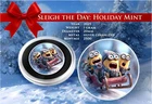 2025 Christmas Minions 1 gram Sleigh the Day Silver Round in card