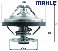 Mahle TX15883 Thermostat FüR KüHlmittel Thermostat KüHlmittel