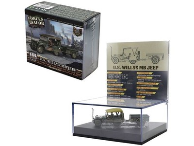 WILLYS MB JEEP W/TRAILER OLIVE DRAB 