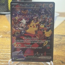 Pikachu ex 150/128 Me: 30th Celebration Holo NM Freshly Pulled