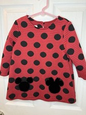Girls Disney Mickey And Minnie Mouse Pippa And Julie Dress Tunic Size 5 T
