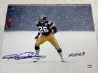 Rod Woodson Signed Pittsburgh Steelers “HALL OF FAME” Inscription PSA AUTO 8x10