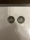 1950 25 years of Washington Silver quarters collection two 1950 quarters stamps