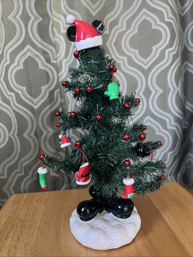 Disney Santa Mickey 12” Tabletop Tree - Picture 1 of 6