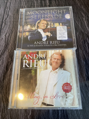 Andre Rieu 2 X Cd/dvd Set Moonlight Serenade Falling In Love 