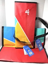 Set of 2 - PLAYSTATION Collectible Eco Recycle Tote Shopping Bag New w/ Tags