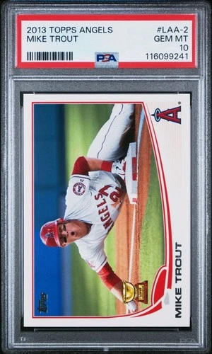2013 TOPPS ALL-STAR ROOKIE #LAA-2 MIKE TROUT ANGELS PSA 10