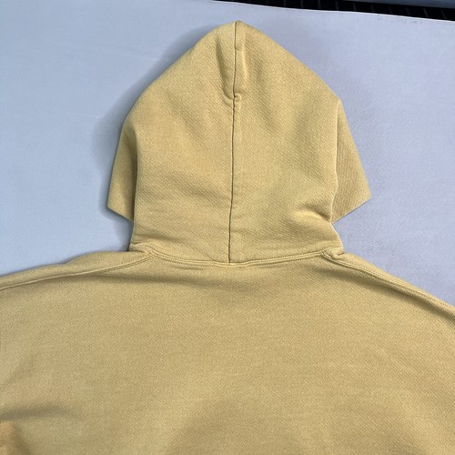 Vtg Lee Sport Sweatshirt Mens X-Large Gold Hoodie Boxy Blank Pullover *Read - Picture 16 of 18