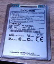 Toshiba 1.8" 30GB MK3008GAL ZIF Hard Drive for Apple iPod Video Classic 5th 5.5