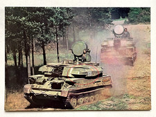 Bild Karte NVA Panzer 1610 Flak Schilka Fliegerabwehrraketen Luftverteidigung