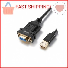 OIKWAN USB to RS232 Serial Adapter with FTDI Chipset - USB 2.0 to Female DB9 Ser