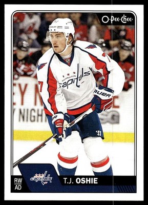 2016-17 O-Pee-Chee #310 T.J. Oshie Washington Capitals Hockey Card