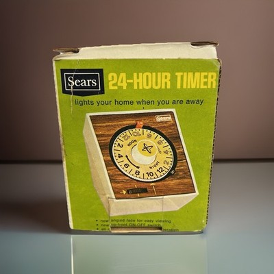 Vintage Sears Kenmore 24 Hour Automatic Household Timer COMPLETE with Manual