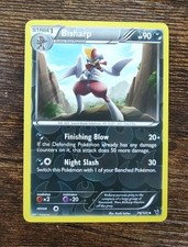 Carta Pokemon rara Bisharp 76/101 Noble Victories Reverse Holo come nuova