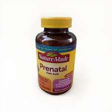 Nature Made Prenatal Multivitamin with Folic Acid 250 Tablets EXP 5/2026