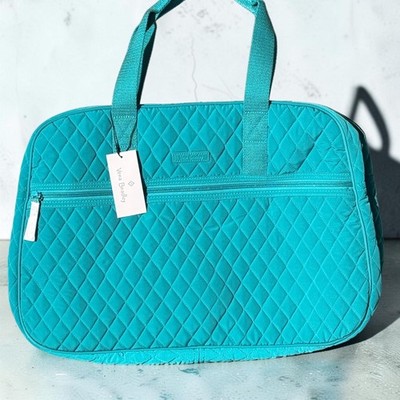 New With Tags Vera Bradley Medium Traveler Bag In Peacock Blue
