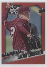 2014 Panini Prizm Perennial Draft Picks Red 89/100 Jacob Lindgren #76 0ne3