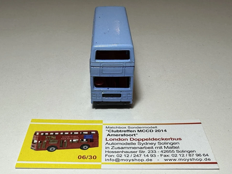 Matchbox Special Limited Edition. MB 17 Leyland Titan Bus „1 of 30“ - Bild 3 von 4