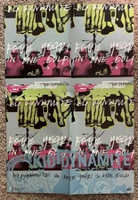 KID DYNAMITE Four Years In One Gulp promo poster Lifetime Paint It Black punk