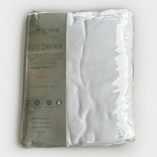 Twin XL White Sheet Set 3-Pc Swift Home Soft Silky Dorm College Bedding New