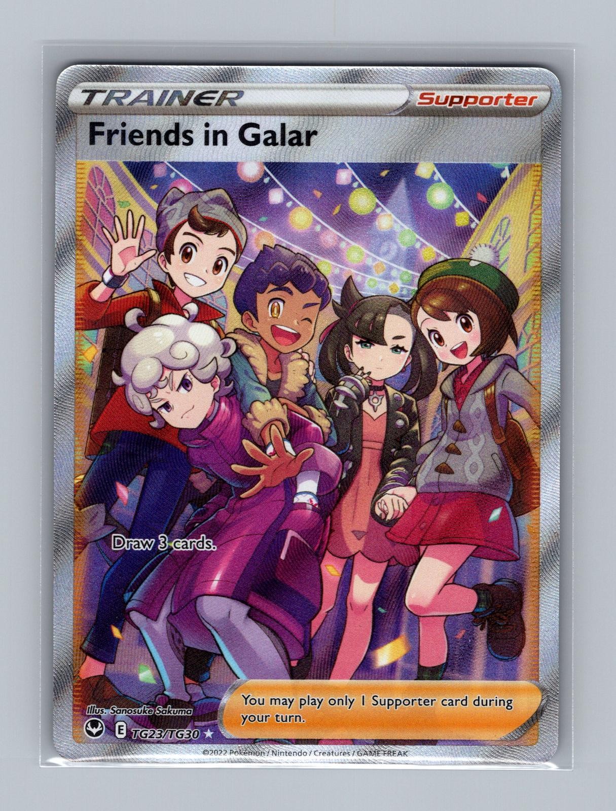 Friends in Galar TG23/TG30 Silver Tempest Trainer Gallery Pokemon Holo NM