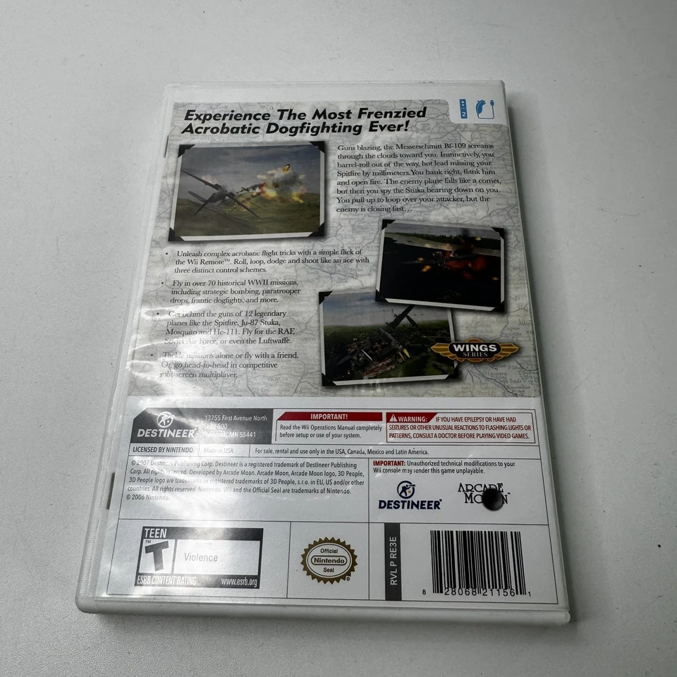 WWII Aces (Nintendo Wii, 2008) WW2 Game Complete - Image 4 of 4