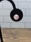 Vintage Sterling Silver Screwback Earrings Pink Balls — photo 2