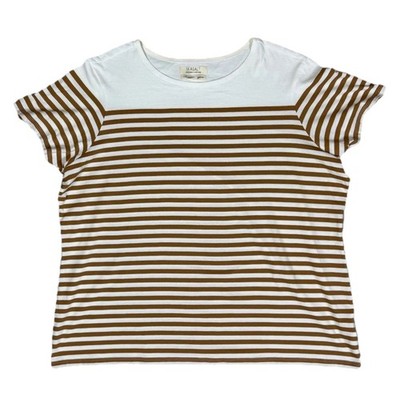 Seasalt Cornwall Sailor T-Shirt 100% organic cotton stripes Size 22-24 Womens