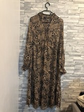 Women’s New Look Maternity Leopard Print Maxi Dress Long Sleeve Size 8