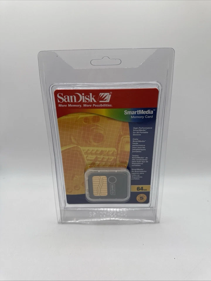 SanDisk SmartMedia ID 64MB 3.3V SM Memory Card for Fujifilm/Olympus SDSM-64-5 - Image 2 of 4