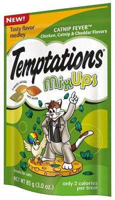 Whiskas Temptations MixUps Catnip Fever Treats for Cats (Pack of 4)