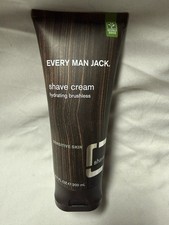 Every Man Jack Hydrating Shave Cream SENSITIVE SKIN Fragrance Free 6.7 OZ.