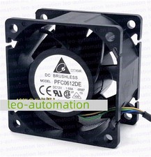 Qty:1 DELTA PFC0612DE 12V 1.68A 6038 6cm High Air Volume Cooling Fan 4-wire