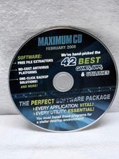 Maximum Febuary 2008 Anti-Spyware Disc Only Used Condition CD