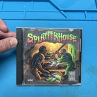 NEC Turbografx 16 Splatterhouse w/ Case & Manual Parts NOT WORKING