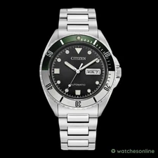 Citizen Mens Sport Luxury Automatic Silver Stainless Steel Watch 42MM NH7531-50E