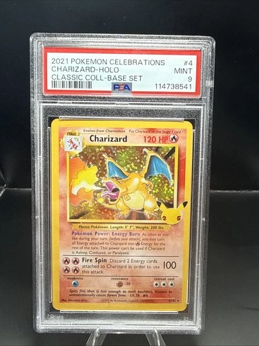 Pokémon PSA 9 Pokemon Charizard 4/102 Celebrations Classic Collection