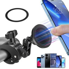 Metal Magnetic Phone Holder for Bike/Mic/Golf 360  Rotation MagSafe iPhone Mount