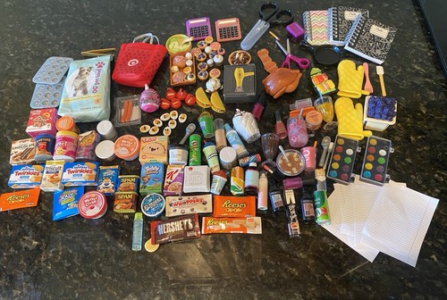 Mini Verse Make It Mini Food Accessories Lot MGA Mini Brands Resin Craft Toys