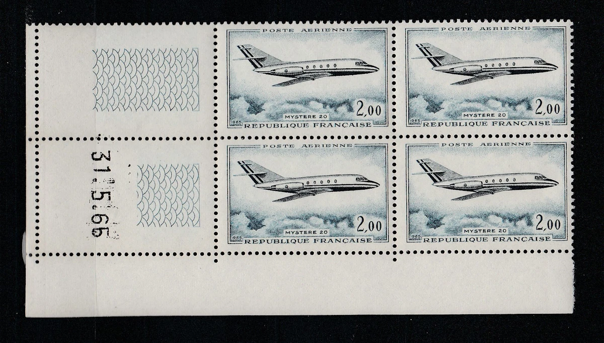 Bloc Neuf ** Poste Aérienne – Chasseur DEWOITINE D1-2022 – N° 084246 – Sans Charnière