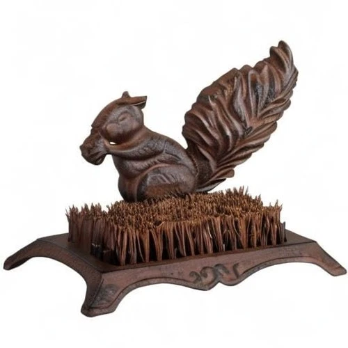 Esschert Design Squirrel Boot Brush - Thumbnail 2